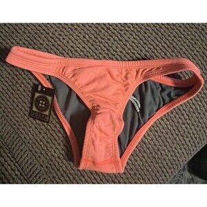 Jolyn‎ Bikini Swim Bottom Europe Style Pink (Papaya) Small New With Tags